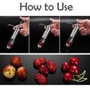 1X(Stainless Steel Core Remover Tool For Cherry,Jujube Or More Pitter Remov