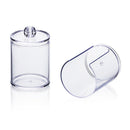 1X(Two-Layer Acrylic Organizer Plastic Transparent Round Portable Container