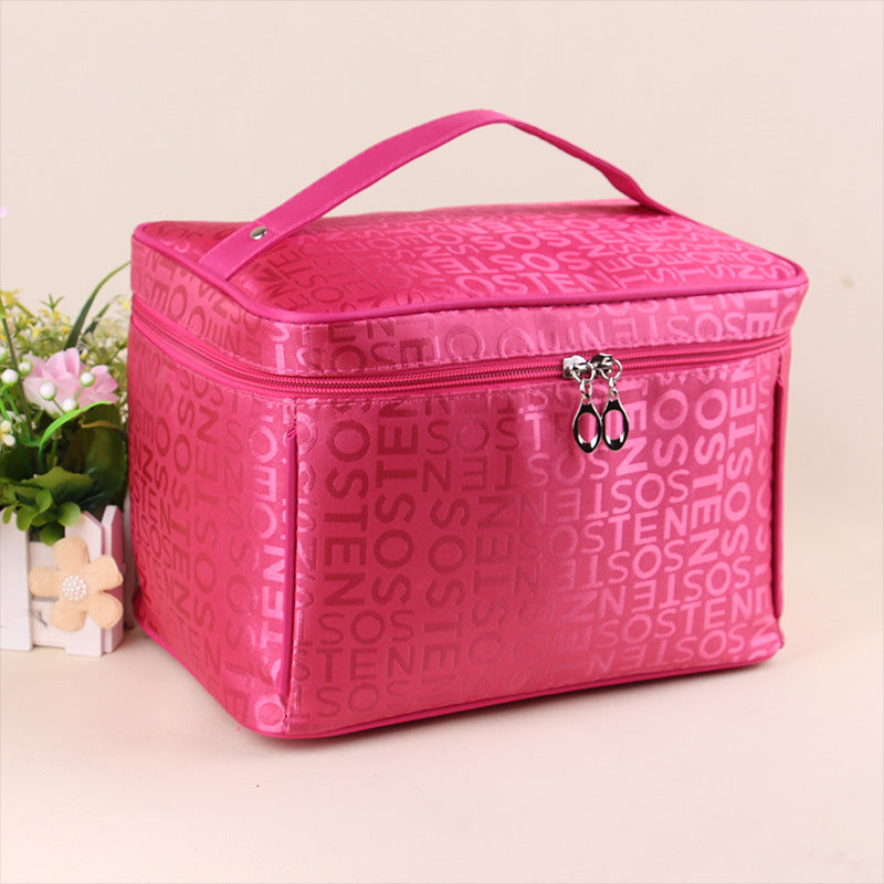 Kcasa KC-MB01 Women Cosmetic Bag Large Capacity Storage Handbag Travel Toiletry Bags Makeup Box