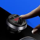 USAMS 3.1A Dual USB Bluetooth Adapter FM Transmitter Aux Modulator Car Charger For HUAWEI P30 iPhone X XS S10 S10+ Handsfree MP3 Player Audio Player