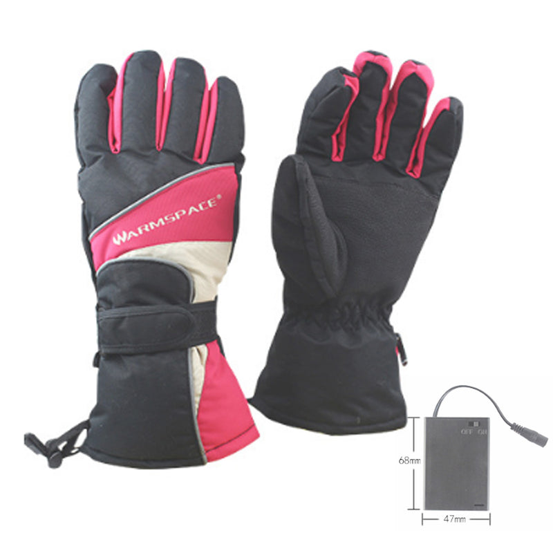 Electric Heated Winter Warm Gloves Motorcycle Motorbike Windproof Waterproof Ski