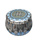 Retro Round Tin Box Tea Candy Jewelry Coin Storage Container Case Wedding Favors