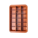 1X(Non-Stick Brownie Pan Tin With Dividers,Heavy-Duty Divided Brownie Tray,