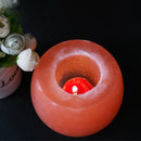Crystal Himalayan Night Light Candle Holder Natural Salt Rock Tea Light Air Purifying Table Lamp