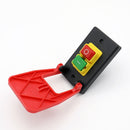 Off-On Red Cover Emergency Stop Push Button Switch 16A Power-Off/Undervolta