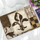 Honana BM-170 Home Stones Bathroom Doormat Rubber Anti-Slip Shower Toilet Mats Bathroom Floor Rug