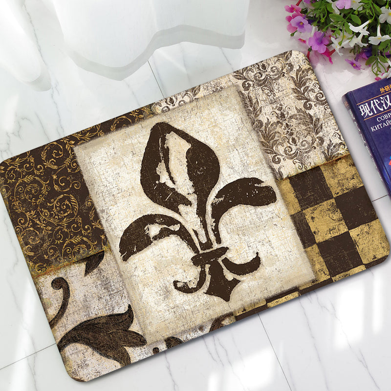 Honana BM-170 Home Stones Bathroom Doormat Rubber Anti-Slip Shower Toilet Mats Bathroom Floor Rug