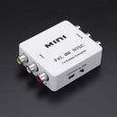 Mini PAL to NTSC NTSC to PAL P/N RCA Dual-Way Format TV Video System Converter Composite