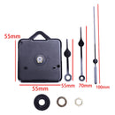 1X(Diy Clock Mechanism Classic Hanging Black Quartz Watch Wall Clock Moveme
