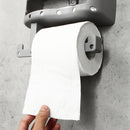 Plastic Toilet Paper Tissue Roll Holder Phone Cup Rack Shelf Wall Mount Storage