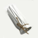 1X(Ceramic Vase Flower Pot Flower Basket White Ceramic Imitation Artificial
