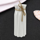 1X(Ceramic Vase Flower Pot Flower Basket White Ceramic Imitation Artificial