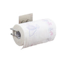 1X(Home Storage Toilet Tissue Paper Holder And Multi-Purpose Shelf Wall Mou