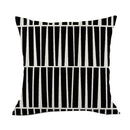 1X(Modern Simple Geometric Style & Linen Burlap Set Square Throw Pillow Cov