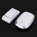 Cacazi Wireless Doorbell Dc Battery Operated Control Button 200M Remote Led W2Q6