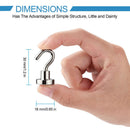 Magnetic Hooks,6x Cruise Hooks Set For Hang And Add Storage, Powerful Heavy