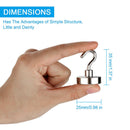 1X(Magnetic Hooks Powerful Heavy Duty Neodymium Magnet For Your Refrigerato