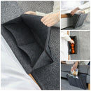 1X(Grey Bed Storage Pockets Felt Bedside Hanging Storage Organizer Holder W