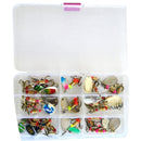 1 Set 15 Pcs Bait Set Hard Bait Rotating Sequin Fishing Bait Composite Sequ