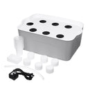 6/7 Holes Plant Site Hydroponic Grow Kit Bubble Indoor Cabinet Box Garden Planting System
