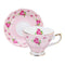 Porcelain Fashion British Bone China Cafe Cup Set Saucer Ceramic Flower Tea Set