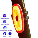 Smart Bike Tail Light Auto Bike Rear Light Usb Rechargeable Waterproof Led