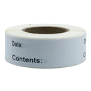 1X(1 Roll Of 125 Pcs Self-Adhesive Removable Freezer Refrigerator Food Stor