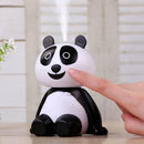 1X(Ultrasonic Humidifier Cute Mini Panda Usb Air Humidifier Essential Oil D