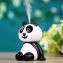 1X(Ultrasonic Humidifier Cute Mini Panda Usb Air Humidifier Essential Oil D