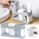 1X(1Pc PP Toothbrush Holder Toothpaste Storage Rack Shaver Toothbrush Dispe