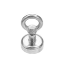 Effetool 20mm 9kg Neodymium Recovery Magnet Metal Detector Eyebolt Circular Ring Magnet