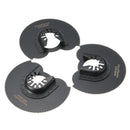 3pcs 88mm Half Circular Flush Saw Blades Ocsillating Multitool Accessories Oscillating Tools
