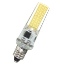 Dimmable E11 E12 E14 E17 G8 BA15D 2.5W LED COB Silicone Light Lamp Bulb 220V