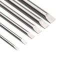 BROPPE 6Pcs 75mm Magnetic 2.0-6.0mm Flat Head Slotted Tip Screwdrivers Bits
