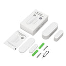 WiFi Smart Door Window Sensor Magnetic Contact Smart Home Detector Compatible with Alexa Alarm System