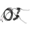 Brake Lever Handle Bar Grips with Cable For E-bike Mini Bike Electric Bicycle Scooter