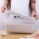 Plastic Rice Bucket 10Kg Moisture-Proof Kitchen Transparent Rice Cabinet St