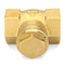 TMOK 1/2" 2/3" 1" Brass Swing Check Valve Female NPT Threaded Durable Brass Construction Valves