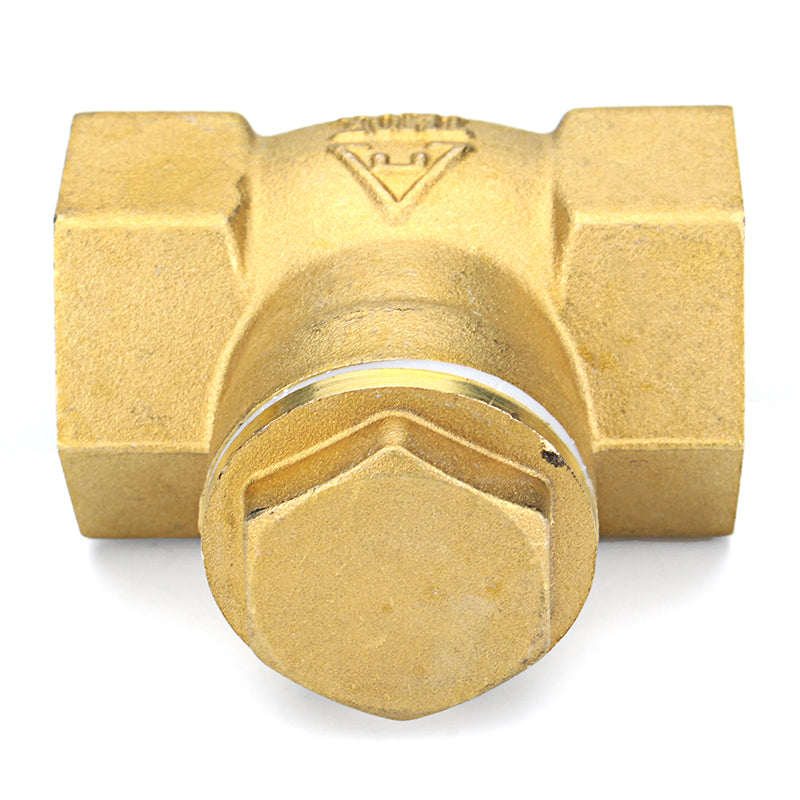 TMOK 1/2" 2/3" 1" Brass Swing Check Valve Female NPT Threaded Durable Brass Construction Valves