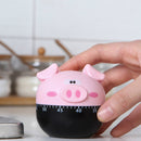 Cartoon Pig Timer Cute Alarm Time Manager Kitchen Baking Tools