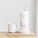 Vertical Roll Holder Paper Napkin Shelf Desktop Punch Paper Towel Storage H I8A6