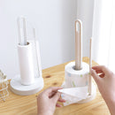 Vertical Roll Holder Paper Napkin Shelf Desktop Punch Paper Towel Storage H I8A6