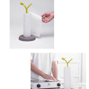 1X(Decorative Paper Towel Holder By Multi-Purpose Paper Towel Dispenser Wit