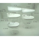 1X(5pcs Food Storage Box Clear Container Set With Pour Lids Kitchen Food Se