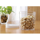 1X(5pcs Food Storage Box Clear Container Set With Pour Lids Kitchen Food Se