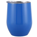 1X(12oz Insulated Wine Tumbler With Lid Stainless Steel Insulated Wine Glas