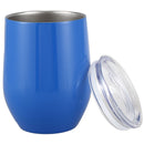 1X(12oz Insulated Wine Tumbler With Lid Stainless Steel Insulated Wine Glas