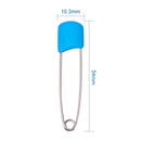 1X(1 Box (100pcs) 2 Inch Assorted Color Plastic Head Pins Baby Safety Pins