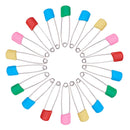 240 Pcs 5.5Cm Length Baby Safety Pins, Assorted Color Plastic Head Diaper P