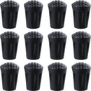12 Pack Rubber Climbing Rod Tip Protector Hiking Pole Replacement Flexible